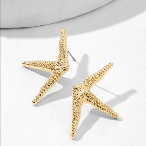 Sea Star Shaped Stud Earrings